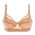 parine.pl 214 Beżowy / 100 / B Koronkowy Biustonosz Plus Size