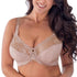 parine.pl 214 Beżowy / G / 85 Koronkowy Biustonosz Plus Size