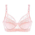 parine.pl 214 Różowy / 100 / B Koronkowy Biustonosz Plus Size