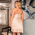 parine.pl 5513 Koszula Nocna Plus Size Z Delikatną Koronką