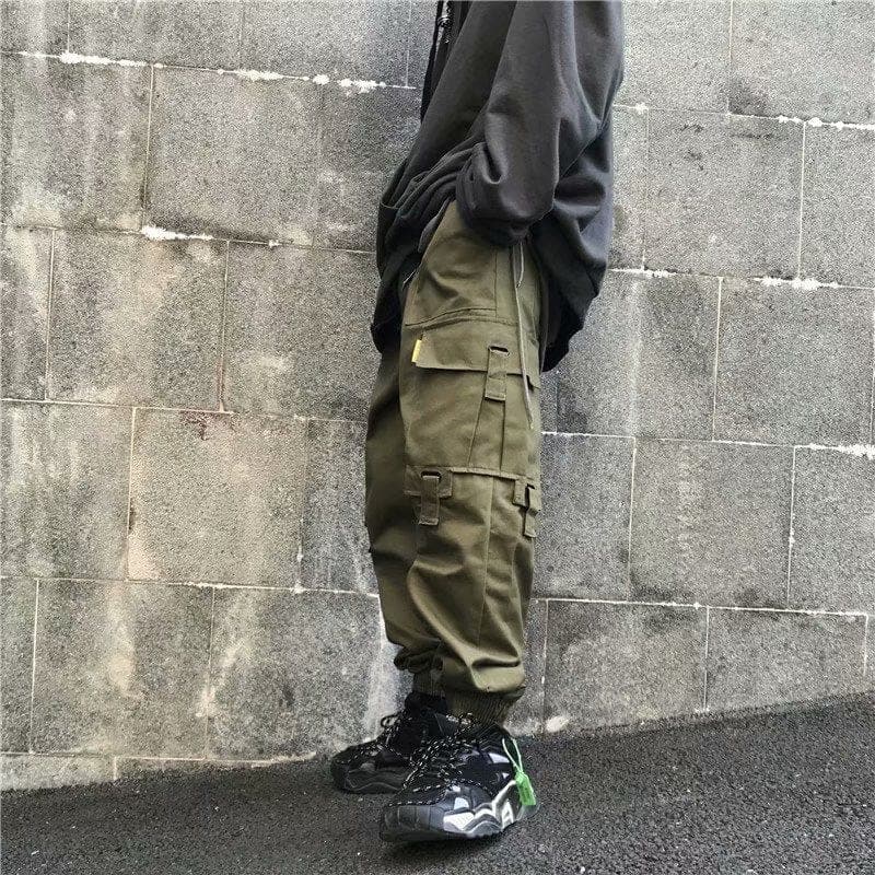parine.pl Luźne Spodnie Dresowe Męskie W Stylu Streetwear
