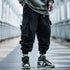 parine.pl Czarny / M Luźne Spodnie Dresowe Męskie W Stylu Streetwear