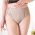 parine.pl 1772 Beżowy / XXL Majtki Plus Size Z Koronkowym Wykończeniem