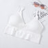 parine.pl Bielizna > Biustonosz > Braletka Biały / Uniwersalny Minimalistyczny Bralette