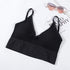 parine.pl Bielizna > Biustonosz > Braletka Czarny / Uniwersalny Minimalistyczny Bralette