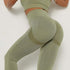 parine.pl Sport > Legginsy Zielony / L Modelujące Sportowe Legginsy