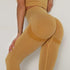 parine.pl Sport > Legginsy Żółty / M Modelujące Sportowe Legginsy