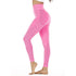 parine.pl Sport > Legginsy Różowy / M Oddychające Sportowe Legginsy