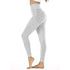 parine.pl Sport > Legginsy Szary / S Oddychające Sportowe Legginsy