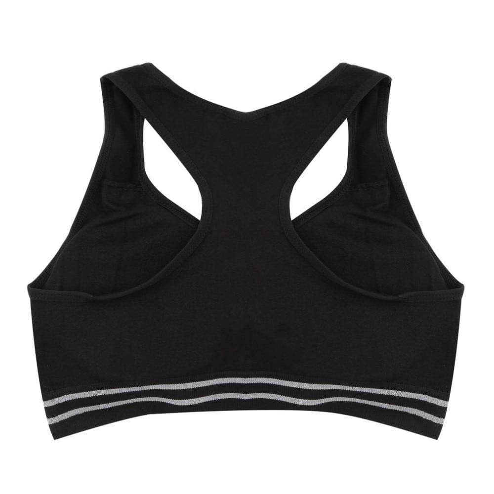 parine.pl Bielizna > Biustonosz > Sportowy Czarny / XL Oddychający Biustonosz Sportowy