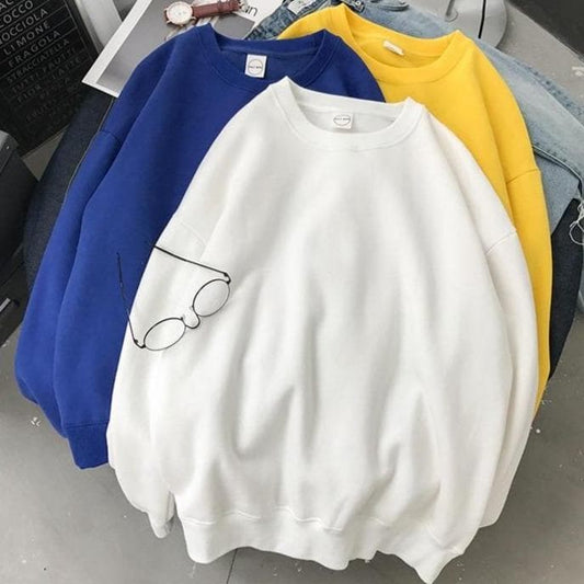 parine.pl Odzież > Bluza Oversizowa Bluza Bez Kaptura