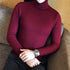 parine.pl Czerwony / S Pleciony Longsleeve Męski Z Bawełny