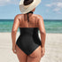 parine.pl Plus Size Bikini W Jednolitym Kolorze
