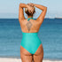 parine.pl Plus Size Bikini W Jednolitym Kolorze