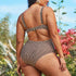 parine.pl Plus Size Bikini W Kratkę Z Kokardą