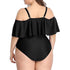 parine.pl Plus Size Bikini Z Falbaną