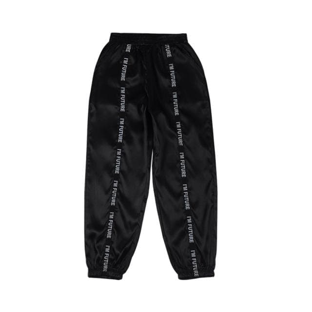 parine.pl Czarny 2 / XL Spodnie dresowe 12.