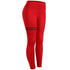 parine.pl Sport > Legginsy Czerwony / S Sportowe Legginsy Z Paskami