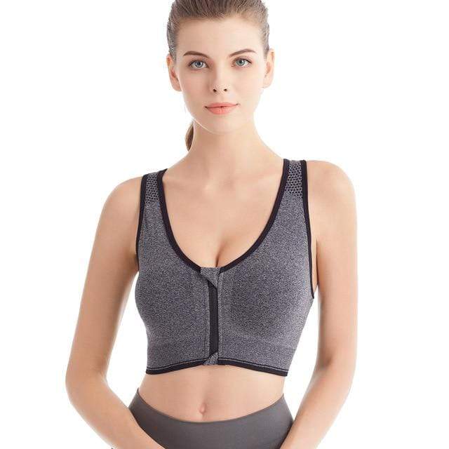 parine.pl 214 Szary / M Sportowy Biustonosz Plus Size