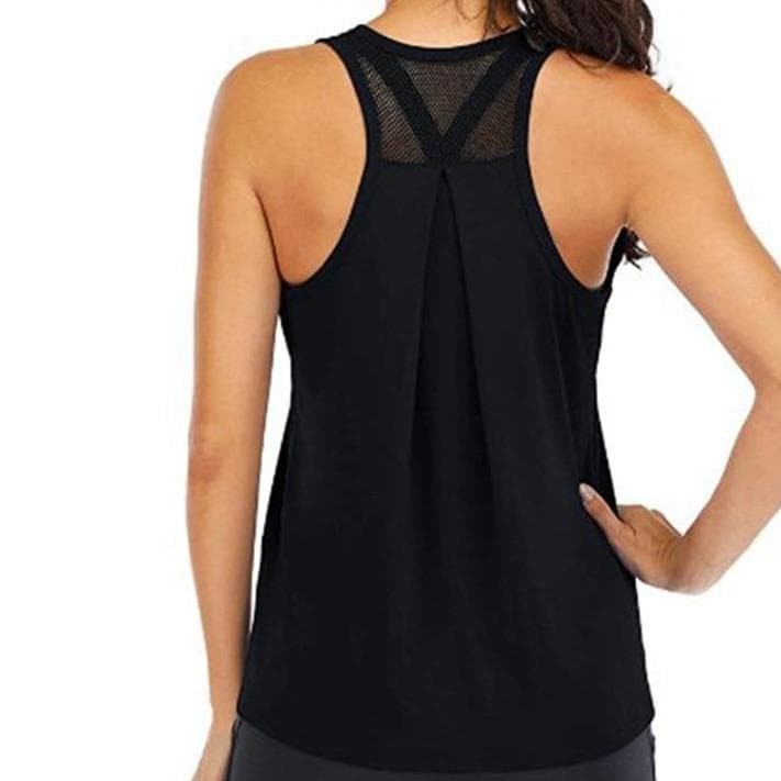 parine.pl Sport > Top Czarny 1 / XL Sportowy Top Na Ramiączkach