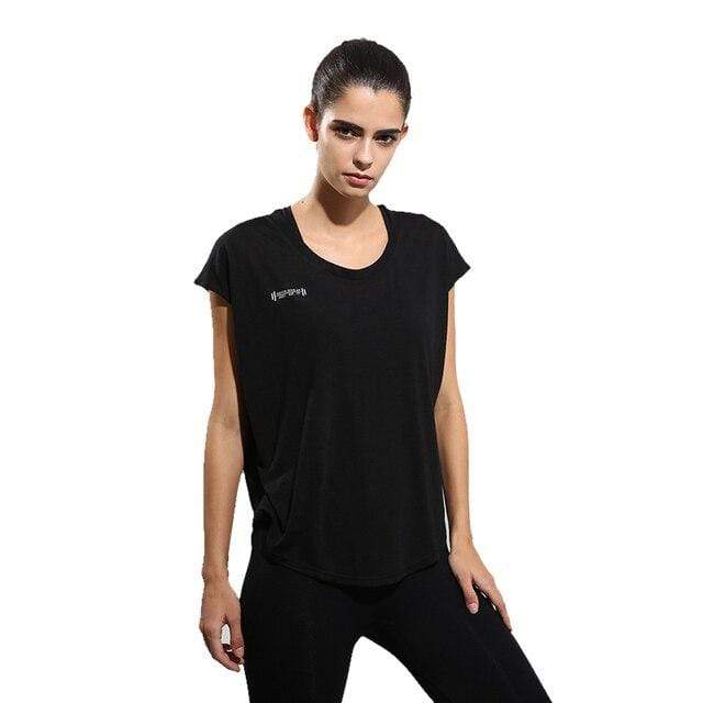 parine.pl Sport > Top Czarny / XL Sportowy Top Oversize