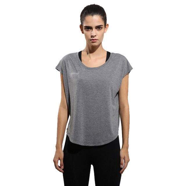 parine.pl Sport > Top Szary / S Sportowy Top Oversize