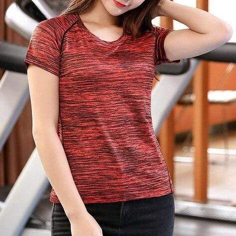 parine.pl Sport > Top Wzór 1 / 4XL Sportowy Top W Melanż