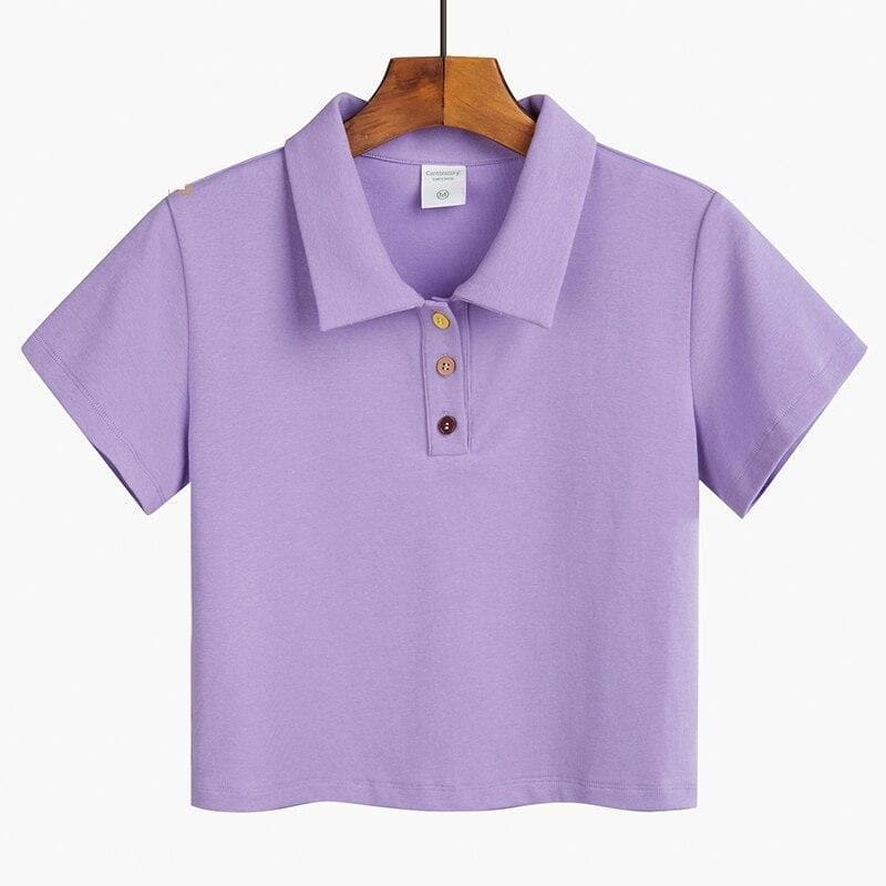 parine.pl Odzież > Koszulka Fioletowy / S T-shirt Polo