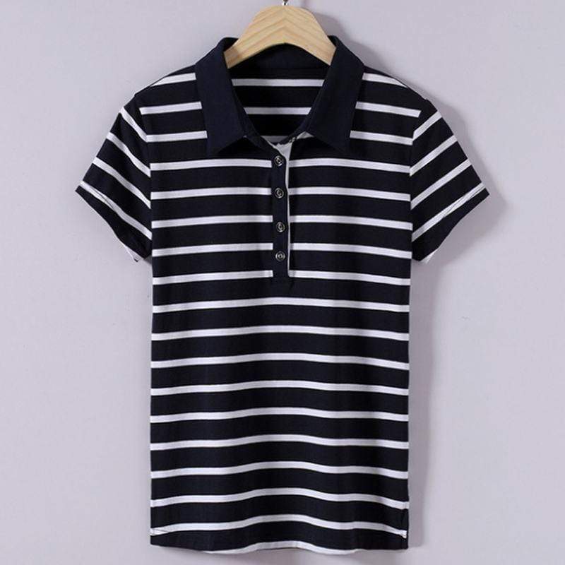 parine.pl Odzież > Koszulka Wzór 1 / XXL T-shirt Polo W Paski
