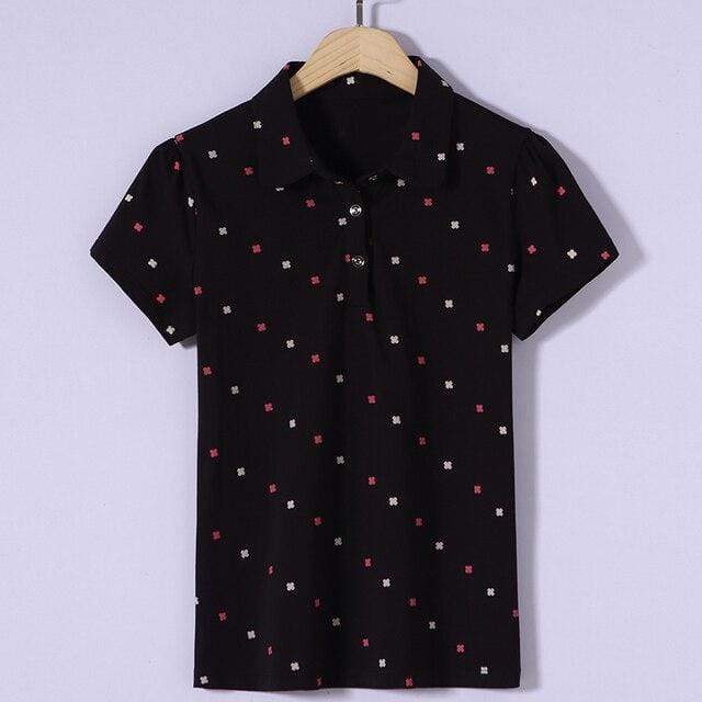 parine.pl Odzież > Koszulka Czarny / XXL T-shirt Polo We Wzory