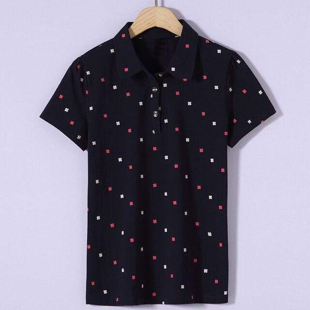 parine.pl Odzież > Koszulka Granatowy / 4XL T-shirt Polo We Wzory
