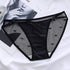 parine.pl 1772 Czarny / L Transparentne Figi W Serca