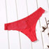parine.pl 1772 Czerwony / M Uniwersalne Koronkowe Stringi