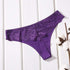 parine.pl 1772 Fioletowy / XXL Uniwersalne Koronkowe Stringi