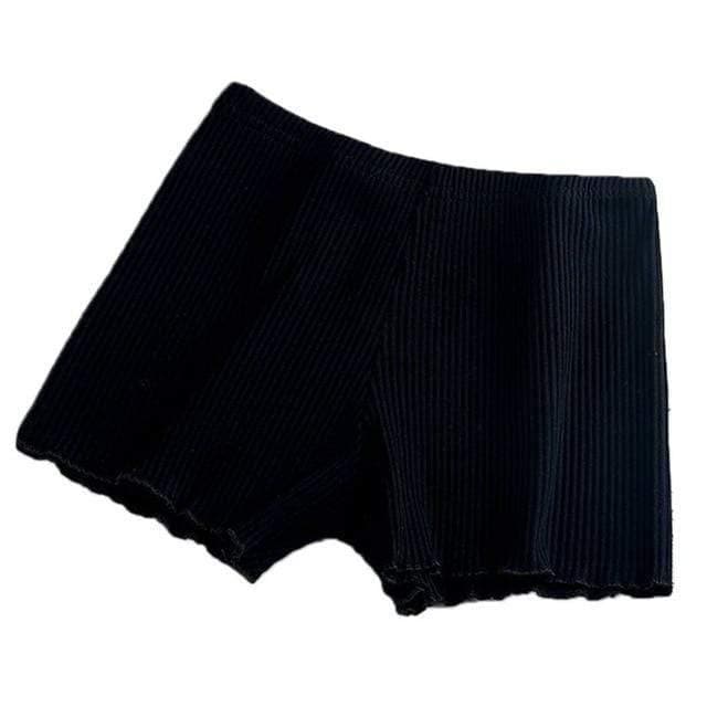 parine.pl 2580 Czarny / L Uniwersalne Spodenki Do Spania