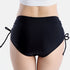 parine.pl Na plażę > Dół Bikini Wiązany Dół Bikini Plus Size Z Podwyższonym Stanem