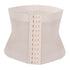 parine.pl 1578 Beżowy / 3XL Wyszczuplający Gorset W Drobną Siateczkę