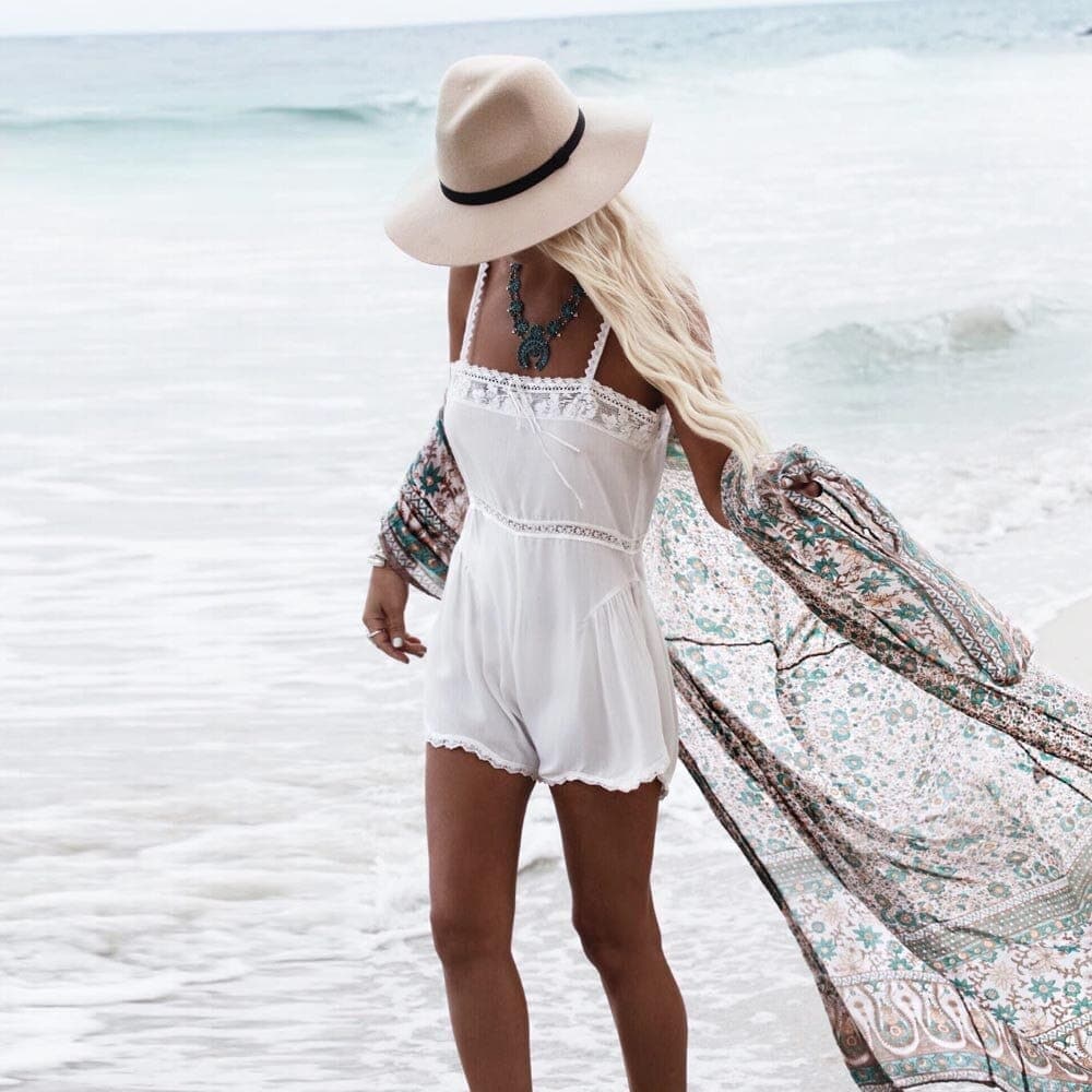 parine.pl Wzorzyste Kimono Plażowe