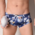 parine.pl Bielizna męska > Majtki push up Blue Mini Boxers / S Wzorzyste Majtki Push Up