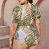 parine.pl Wzorzyste Plus Size Bikini Z Falbankami