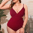 parine.pl Wzór 9 / 4XL Wzorzyste Plus Size Bikini Z Falbankami