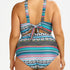 parine.pl Wzorzyste Plus Size Bikini Z Wycięciem Na Dekolcie