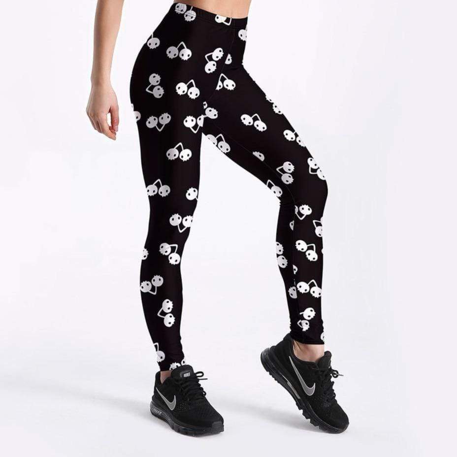 parine.pl Sport > Legginsy Wzór 3 / L Wzorzyste Sportowe Legginsy