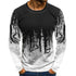 parine.pl Wzór 4 / 3XL Wzorzysty Longsleeve Męski Z Elastycznego Materiału