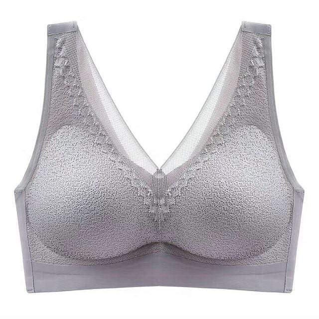parine.pl Bielizna > Biustonosz > Push Up Szary / XL Zabudowany Biustonosz Push Up