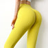 parine.pl Sport > Legginsy Żółty / S Modelujące Sportowe Legginsy